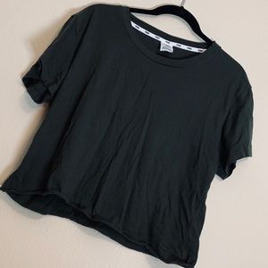 PINK Victoria’s Secret Olive Green Crop Top